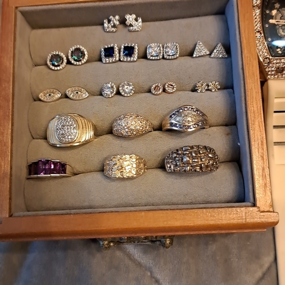 Real rings & earrings